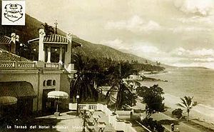 Miramar Hotel in 1929 Miramar Hotel, Macuto, 1922.jpg