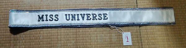 Miss Universe sash from 2001 until 2021