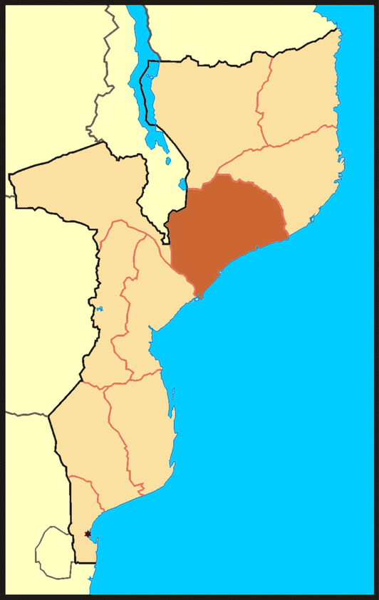 Kaart van Zambezia