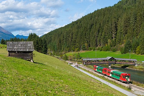 Juli 2020 Murtalbahn zwischen Tamsweg und Ramingstein Foto: Liberaler Humanist