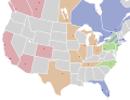 Thumbnail for File:NHL teams and conferences map - 2012-2013 realignment.svg