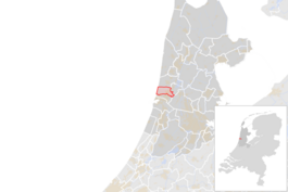 Locatie van de gemeente Heemskerk (gemeentegrenzen CBS 2016)