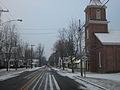 File:NY 161W approaching NY 30A in Glen.jpg