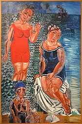 De tre badende, 1919Les Trois baigneuses