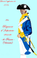 Régiment de Nassau de 1776 à 1779, variante