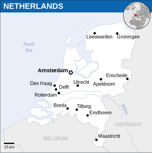 Lokasi Belanda