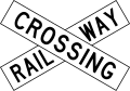 (PW-14) Railway Crossbuck