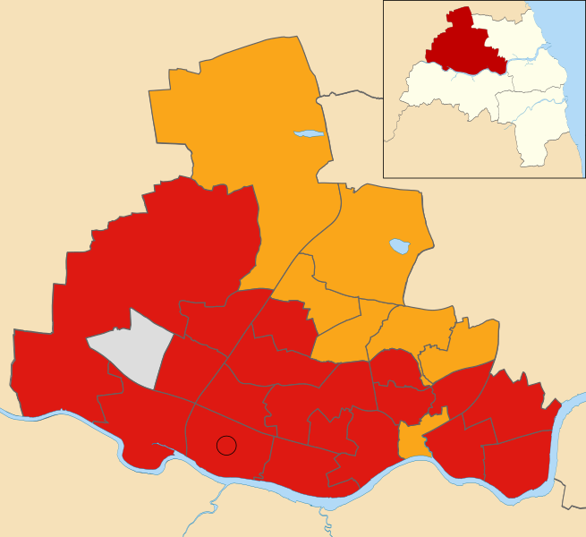 File:Newcastle upon Tyne UK ward map 2022.svg