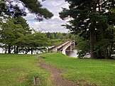 Kojō Ōhashi over Nogiwa Park's reservoir