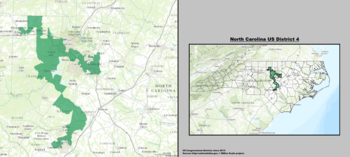 Norda Carolina Usona Kongresa Distrikto 4 (ekde 2013).
tif