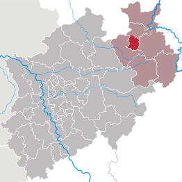 Kaart van Bielefeld