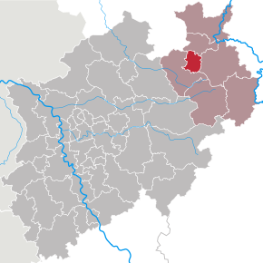 Poziția localității Bielefeld