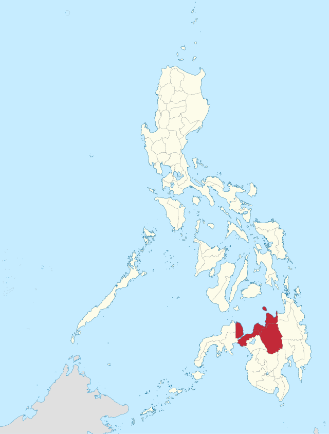 Mindanao Setentrional na Filipinas  Coordenadas : 8°45'N, 124°55'E