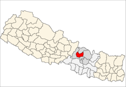 District de Nuwakot - Emplacement