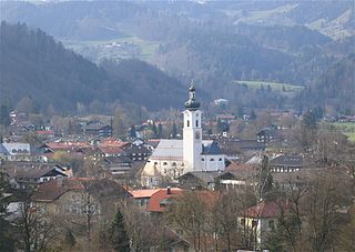 <span class="mw-page-title-main">Oberaudorf</span> Municipality in Bavaria, Germany