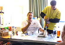 Production of the open-source cola "Opensoda" on the Penguicon 8 (2010) Open Cola session on Penguicon 8.jpg