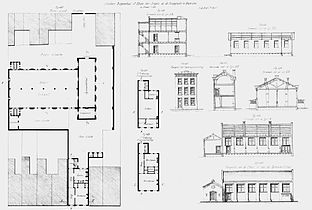 Openbare Burgerschool 1e Klasse, Rozengracht, Amsterdam. 1862-1863.