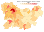 Densità per comune (2018)