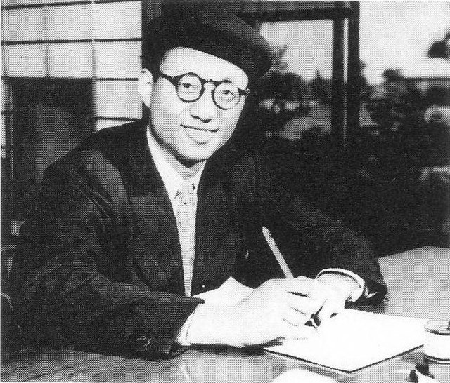 Osamu Tezuka, the prize's namesake, pictured in 1951