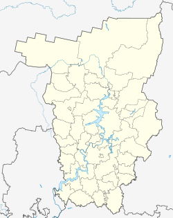 庫德姆卡爾在彼尔姆边疆区的位置
