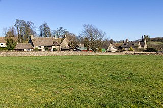 Over Norton village and civil parish in West Oxfordshire, England