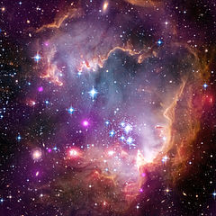 Большой ли космос. Малое Магелланово облако Хаббл. Туманность Магелланово облако. Красивый космос. Космос звезды.