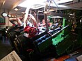 The now preserved engine of PS Compton Castle, a ferry that once operated sailings between the island and the mainland, now on display at Blackgang Chine, a theme park on the Isle of Wight.