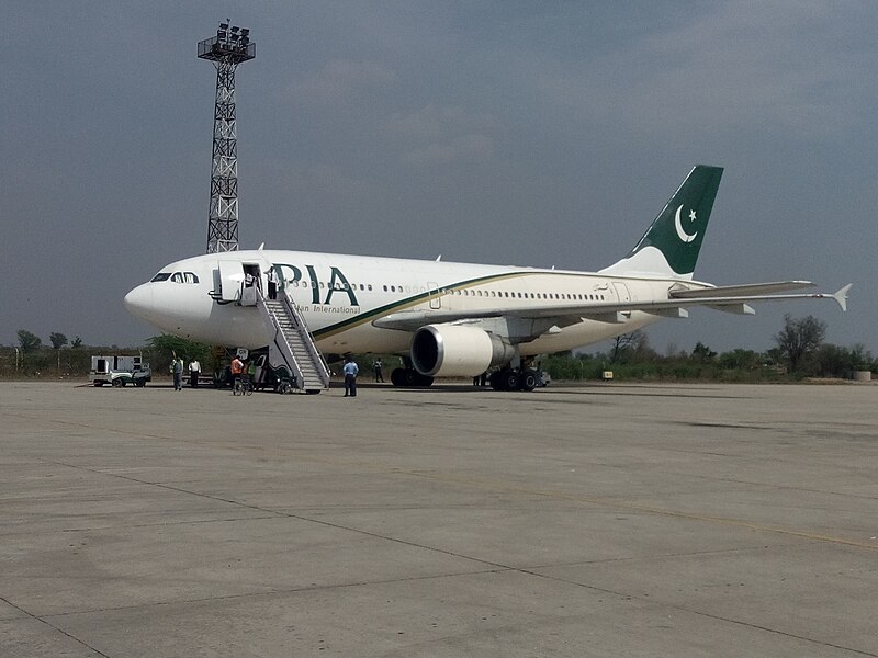 File:Pakistan International Airlines A310 (AP-BGO) Faisalabad International Airport.jpg