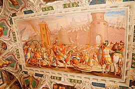 Фреска Ладзаро Тавароне, Осада Иерусалима (1099)
