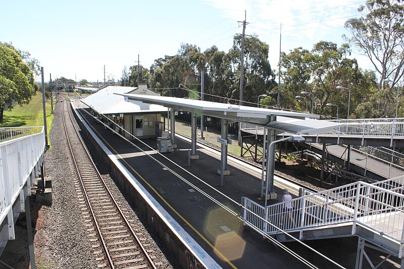 File:Panania Railway Station from footbridge.jpg