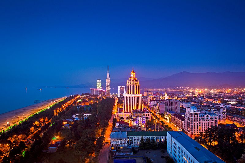 File:Panoramic view of Batumi at night.jpg