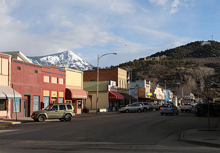 Grand Avenue in Paonia, Colorado.