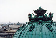 Roofs of the Palais Garnier. Paris Opera Garnier Toit.jpg