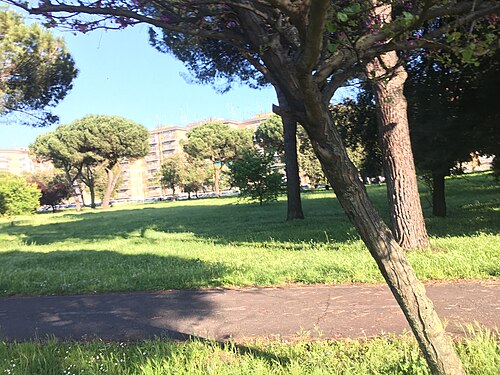 Park of the Solidarietà in Rome