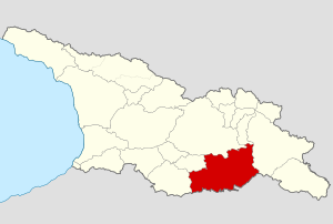 Part of Historical Kvemo Kartli in modern international borders of Georgia.svg