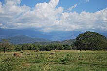 View of Sierra Madre de Chiapas from the Soconusco Region