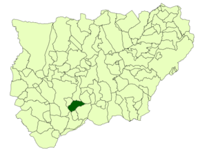Poziția localității Pegalajar (Jaén)