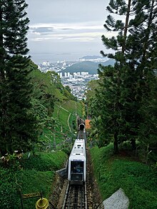 The 100-FUL Penang Hill coach Penang Hill funicular railway.jpg