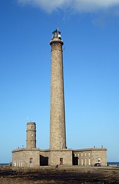 Gatteville-Barfleur lighthouses, France.