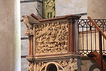 Last Judgment, with inscription below, and eagle above Pisa, battistero di San Giovanni (47).jpg