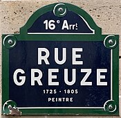 Plaque Rue Greuze - Paris XVI (FR75) - 2021-08-17 - 1.jpg