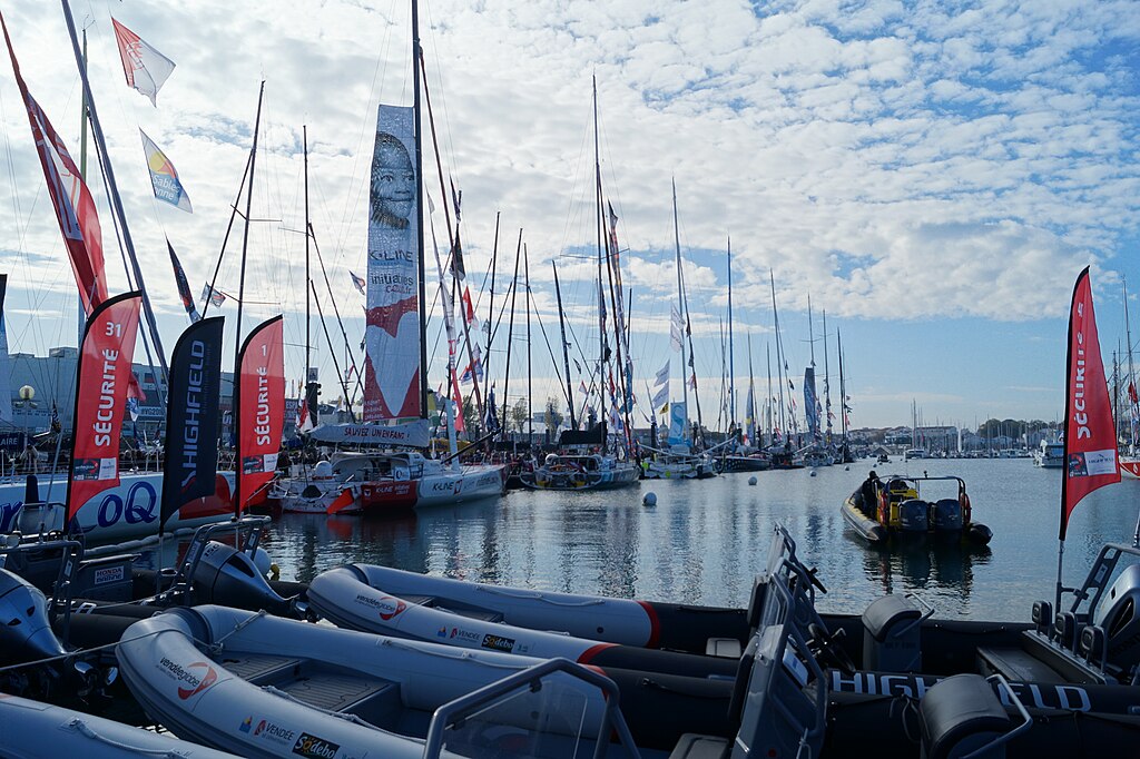 Ponton du Vendée Globe à Port-Olona (vue 1, Éduarel, 2 novembre 2016)