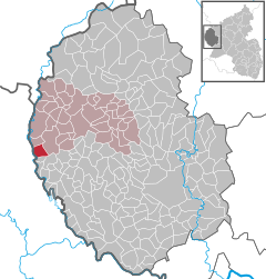 Preischeid - Carte