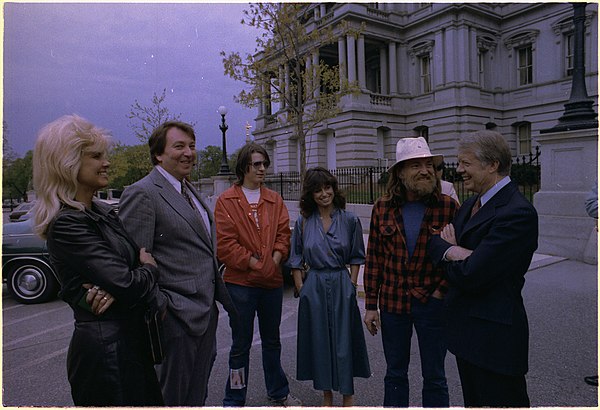 Nelson and guests with President Jimmy Carter in 1978