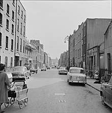 Queen Street before the street widening of the 20th century Queen Street, Dublin City, Co. Dublin (37187103374).jpg