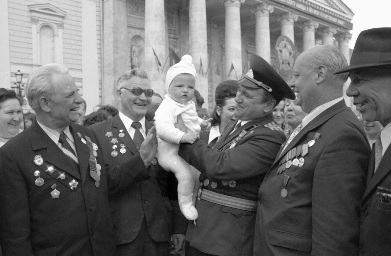 Встреча ветеранов ВОВ 1960