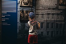 A visitor explores the Rock Island Arsenal Museum exhibits during the reopening on June 29, 2023. RIA Reopening 03.jpg