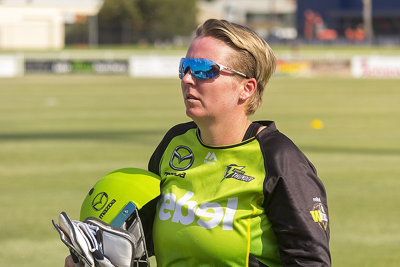 File:Rachel Priest after the Sydney Thunder vs Adelaide Strikers WBBL game at Robertson Oval.jpg