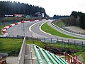 Raidillon op het circuit van Spa-Francorchamps