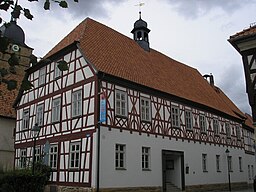 Das Rathaus in Heldburg (Thüringen).